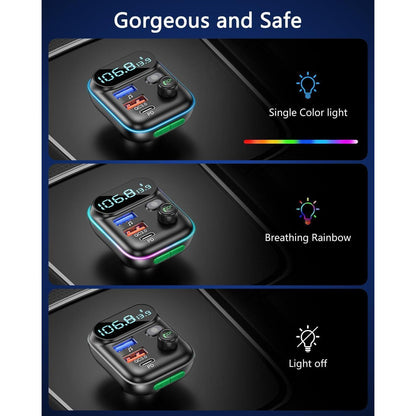 FM Auto Transmitter Bluetooth Adapter V5.0