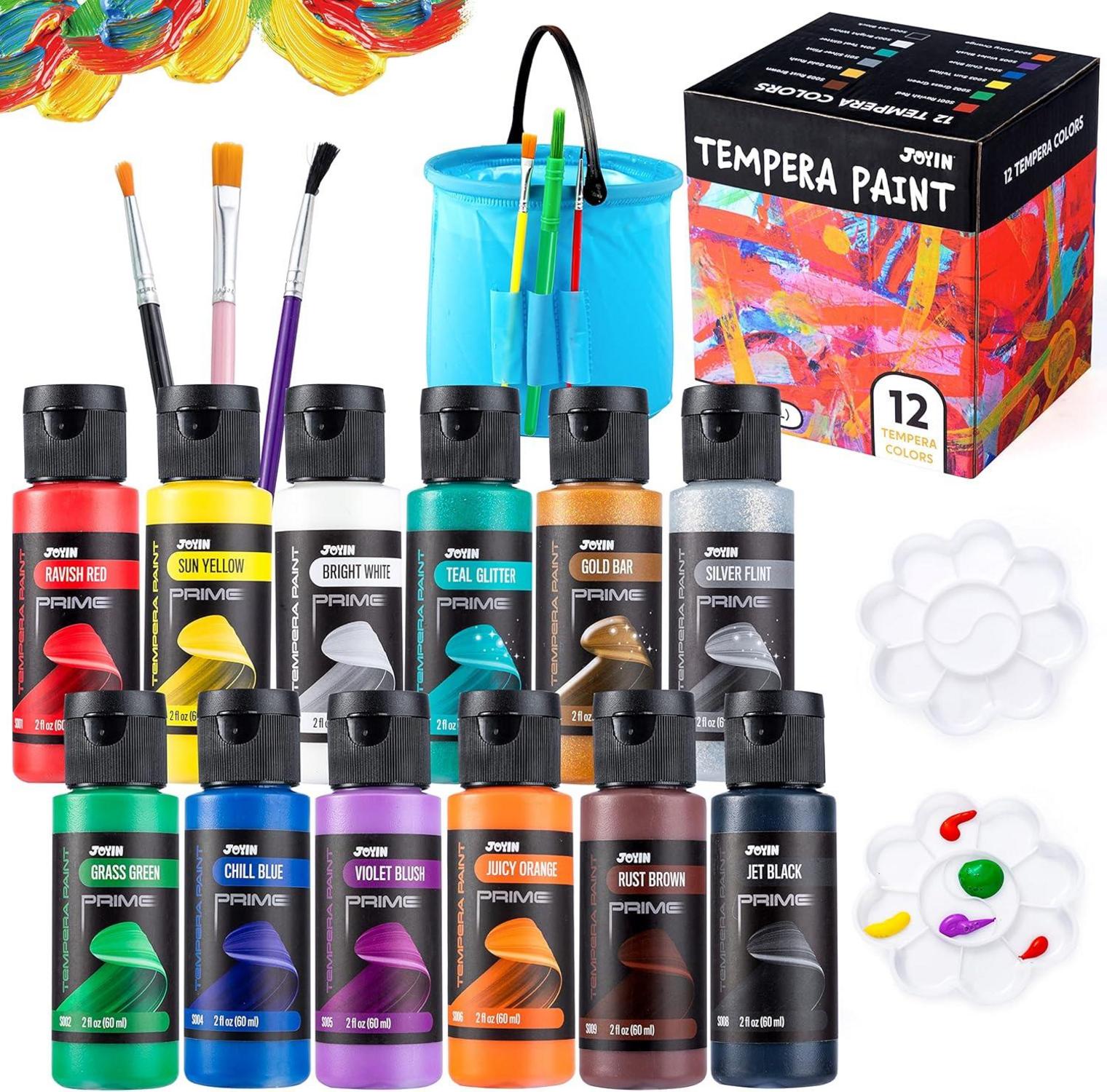 Temperafarben-Set für Kinder 12-teiliges Farb-Set