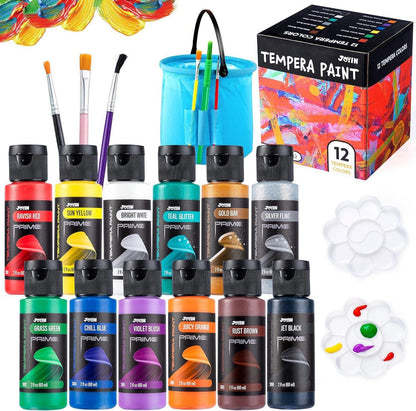 Temperafarben-Set für Kinder 12-teiliges Farb-Set
