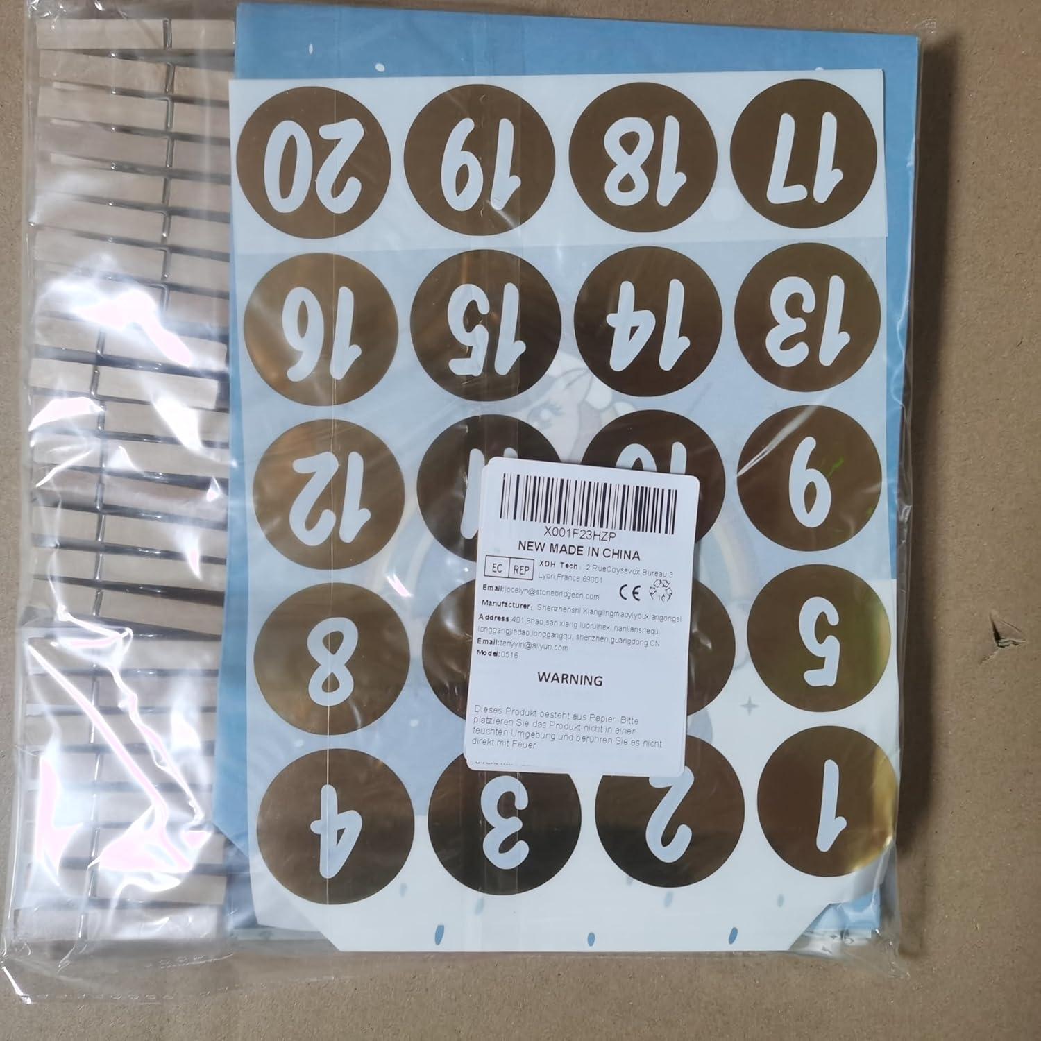 Adventskalender zum Befüllen 24 Weihnachtstüten Dinosaurier Design