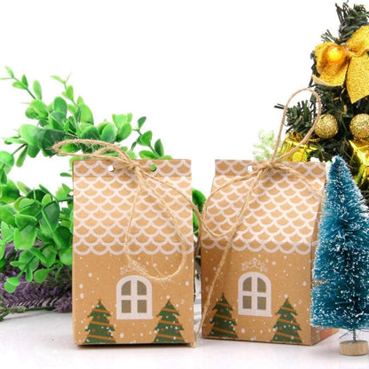 24er Adventskalender Häuschen zum Befüllen DIY Weihnachten 2024