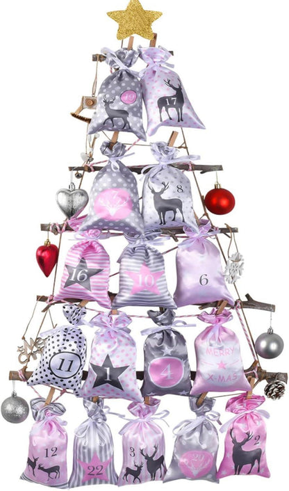 Adventskalender zum Befüllen Weihnachtskalender Selbstbefüllen 24
