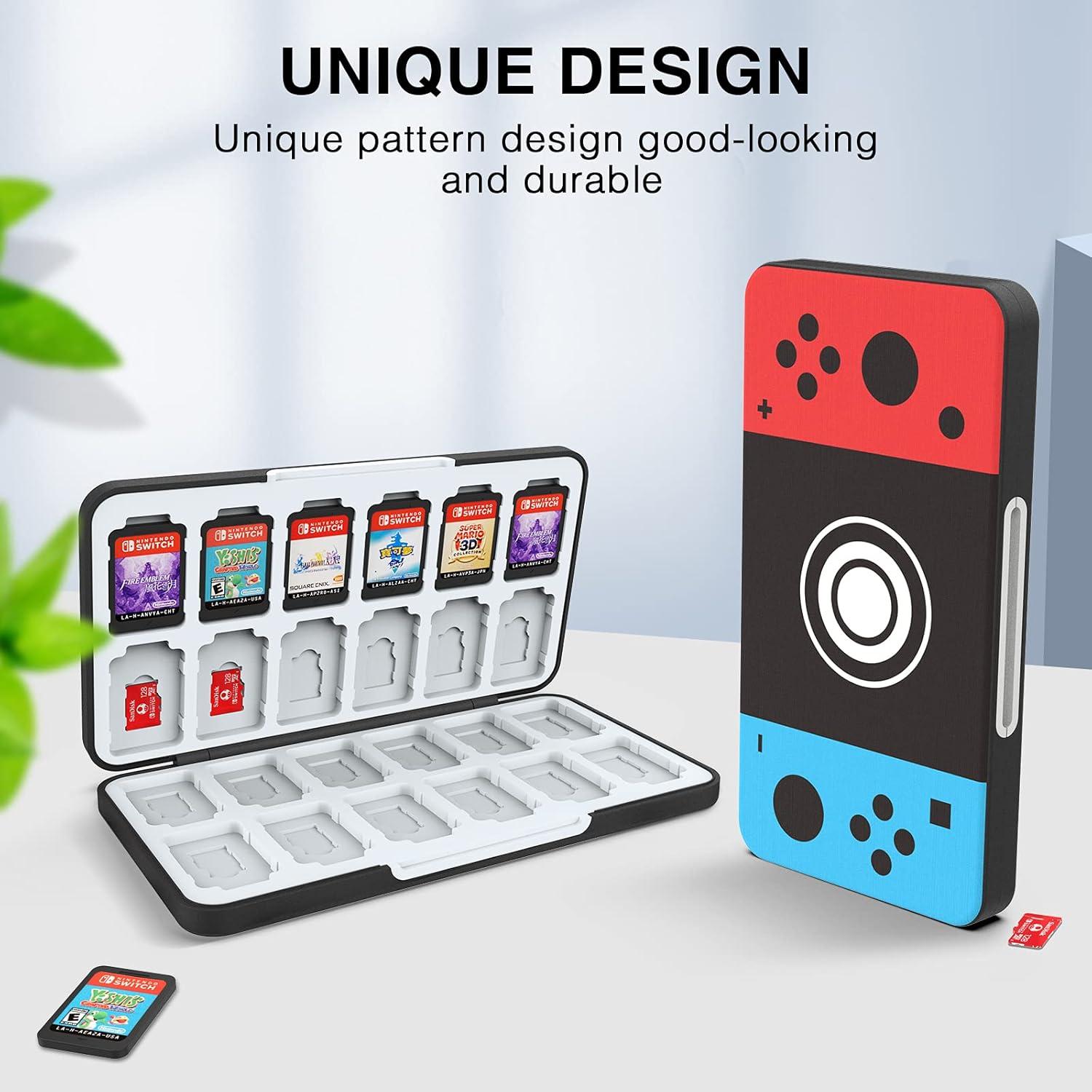 Aufbewahrungsbox Switch Game Card Schutzhülle 24 Game Card Slots 24
