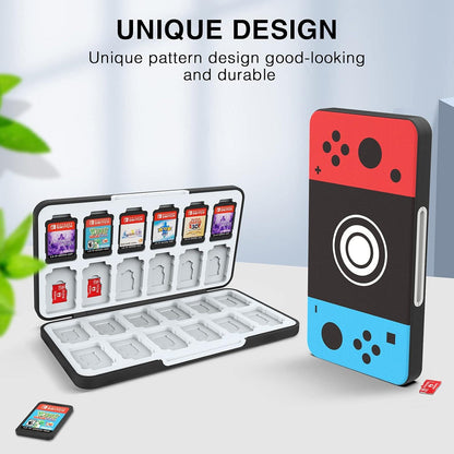 Aufbewahrungsbox Switch Game Card Schutzhülle 24 Game Card Slots 24