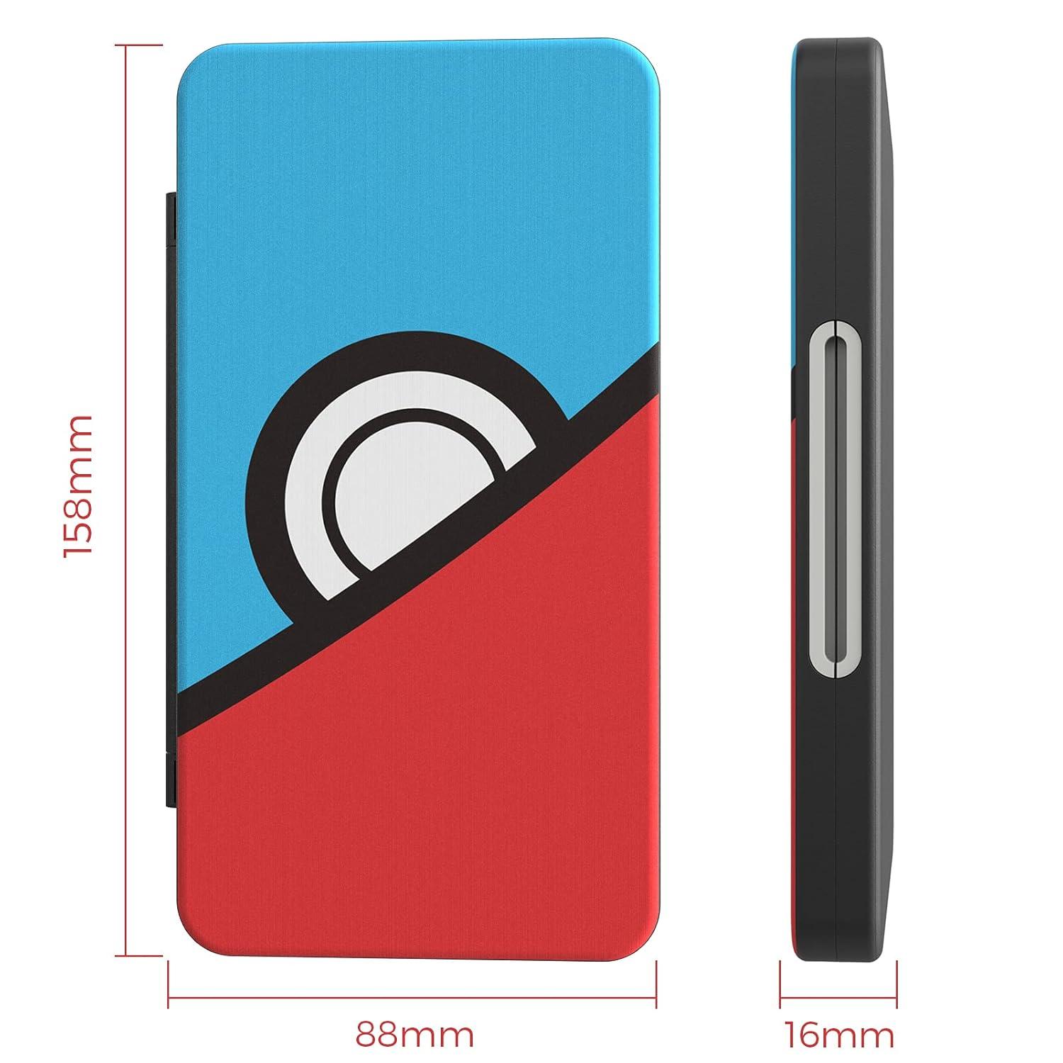 Switch Game Card Aufbewahrungsbox 24 Game Card Slots 24 Micro SD Card Slots Blau