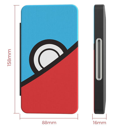 Switch Game Card Aufbewahrungsbox 24 Game Card Slots 24 Micro SD Card Slots Blau
