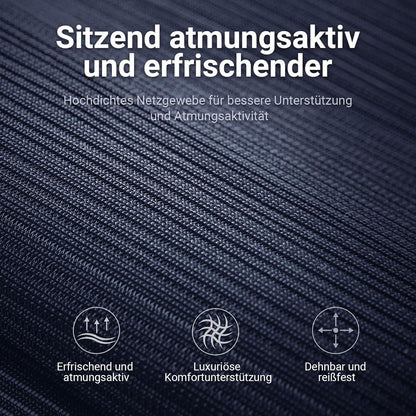 Bürostuhl Ergonomisch Schwarz Mesh mit Klappbare Armlehnen