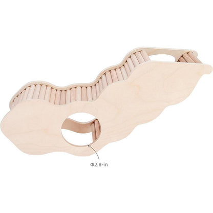 Niteangel Hamsterhaus mit Kletterleiter für kleine Haustiere