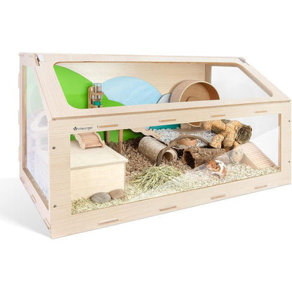 Niteangel Vista Hamsterkäfig MDF Aspen Kleintierkäfig für