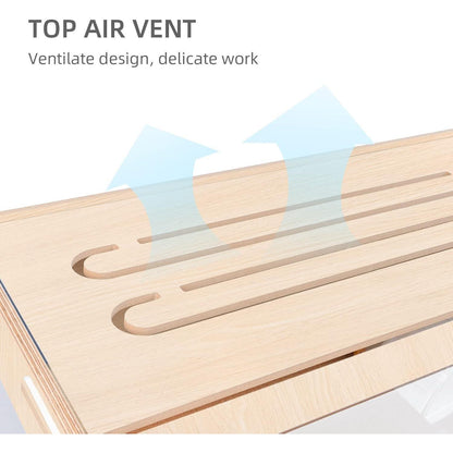 Niteangel Vista Hamsterkäfig MDF Aspen Kleintierkäfig für