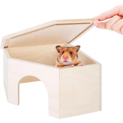 Niteangel Birkenkammer Hamsterversteck Haustierhaus Holz