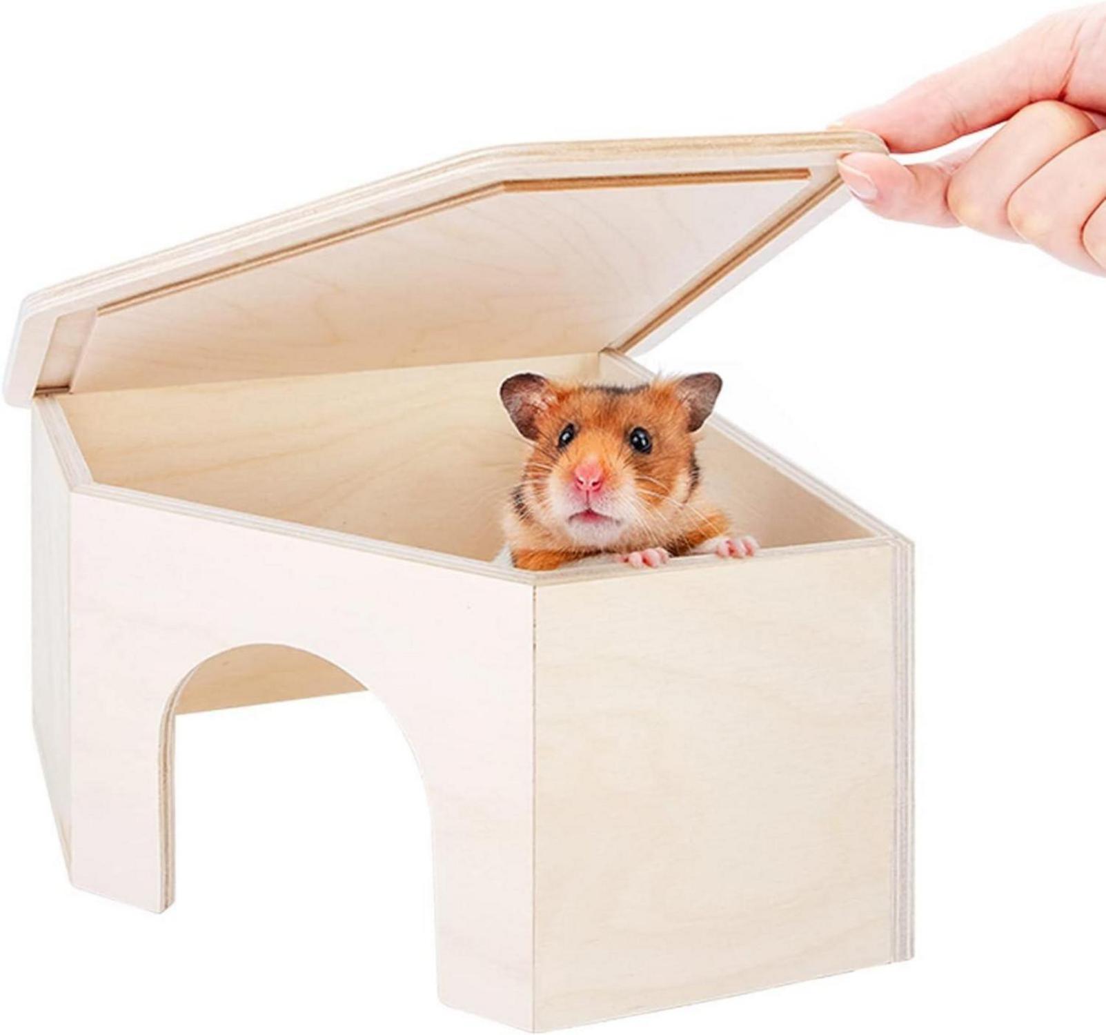 Niteangel Birkenkammer Hamsterversteck Waldhaus für Kleintiere
