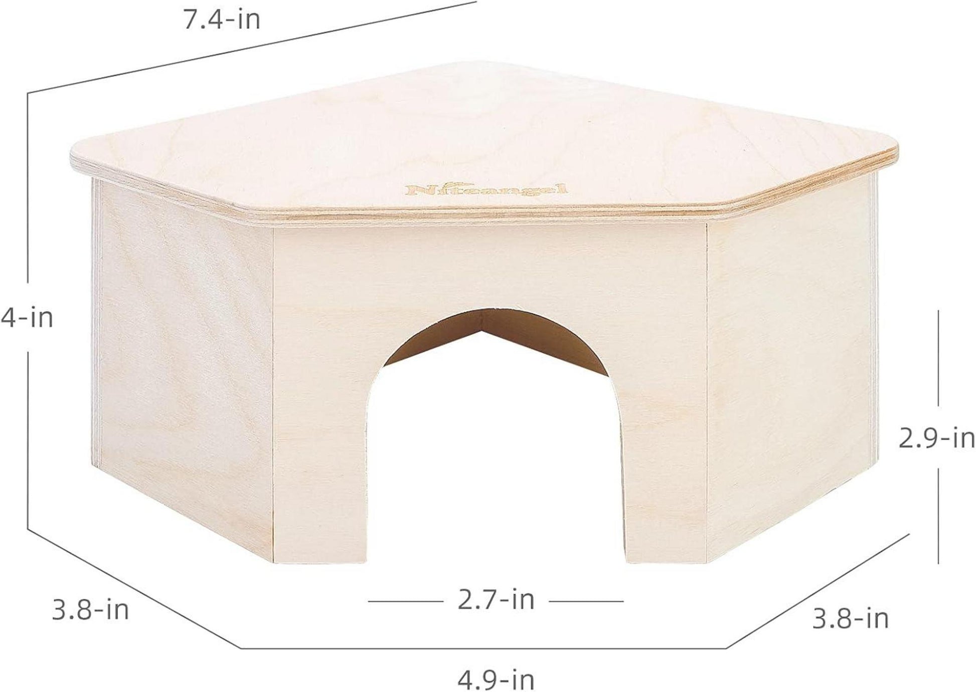 Niteangel Birkenkammer Hamsterversteck Holzhaus Kletterrampe