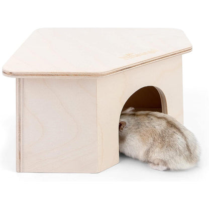 Niteangel Birkenkammer Hamsterversteck Holz Deko