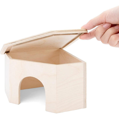 Niteangel Birkenkammer Hamsterversteck Holz Deko