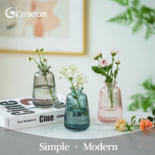 Kleine Vasen Set Glas Blumenvase für Hochzeit Tischdeko