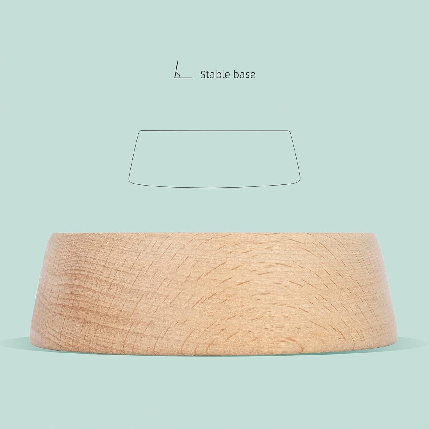 Kleintier Futternapf aus Buchenholz 7,9cm - Hammy Muster - für