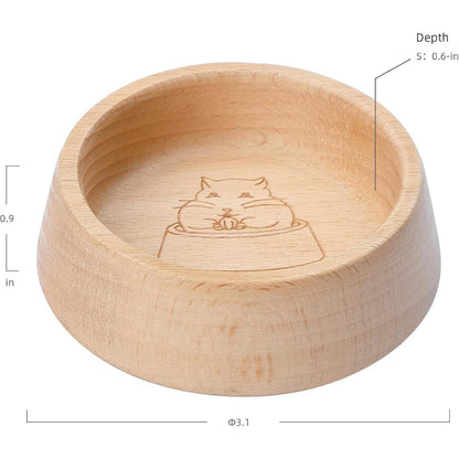 Hamster-Futternapf aus Holz für syrische