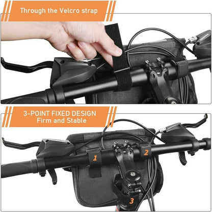 Fahrradkorb Tasche 6L Vorne Wasserdichter mit Touchscreen