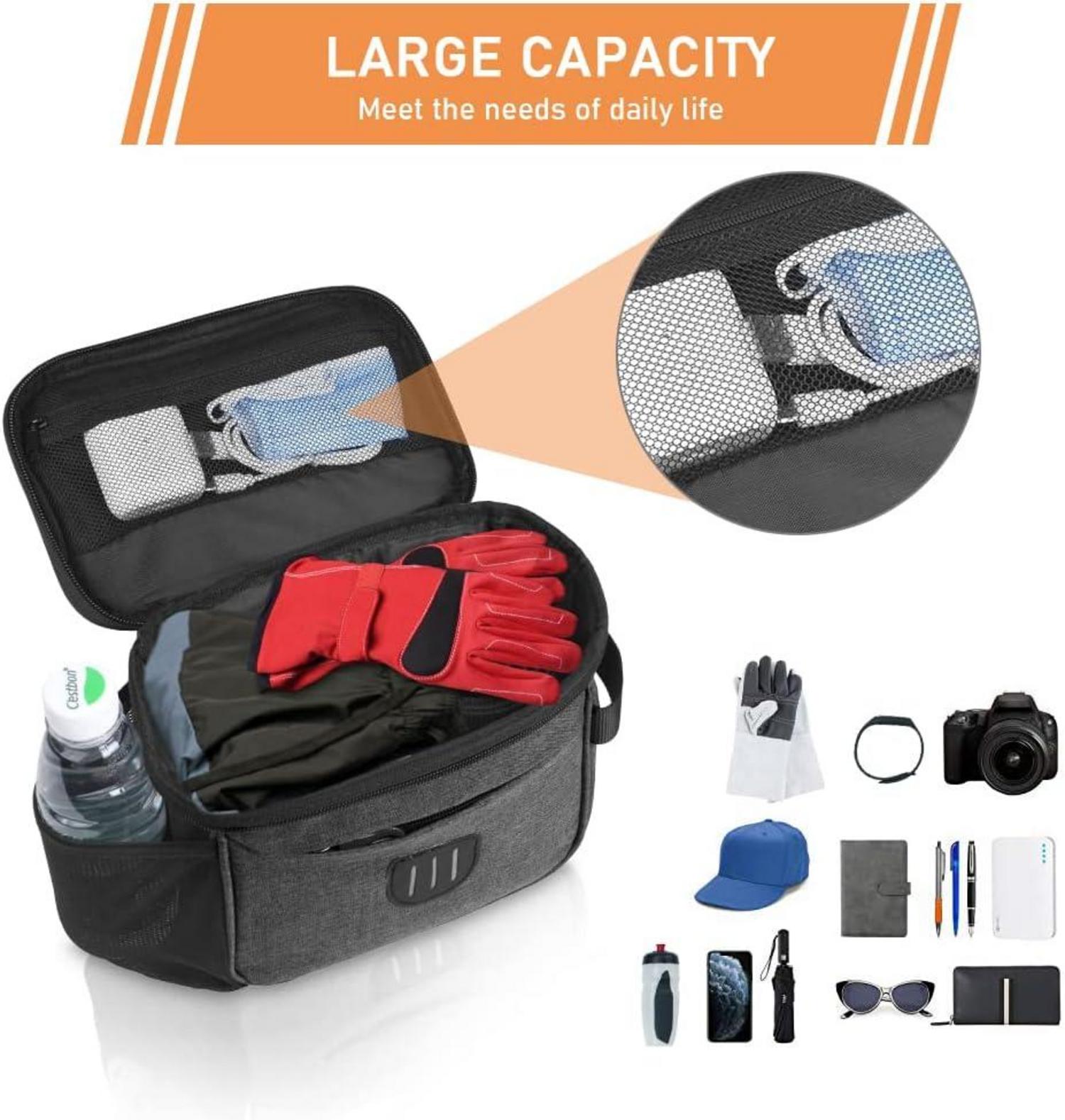Fahrradkorb 6L Wasserdichter Vorne Tasche mit TPU-Touchscreen钟 Und