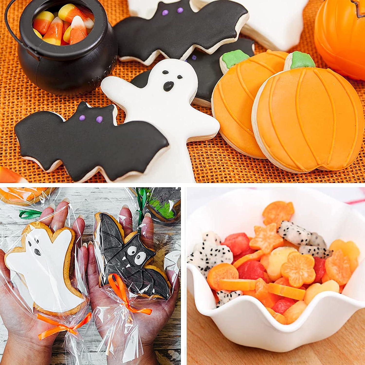 Halloween Ausstecher Set 10 Stück Kürbis Geist Fledermaus Hexenhut