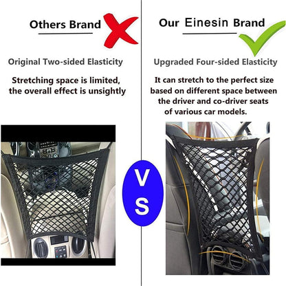 Autositz Aufbewahrungsnetz Hundenetz Auto mit Tasche