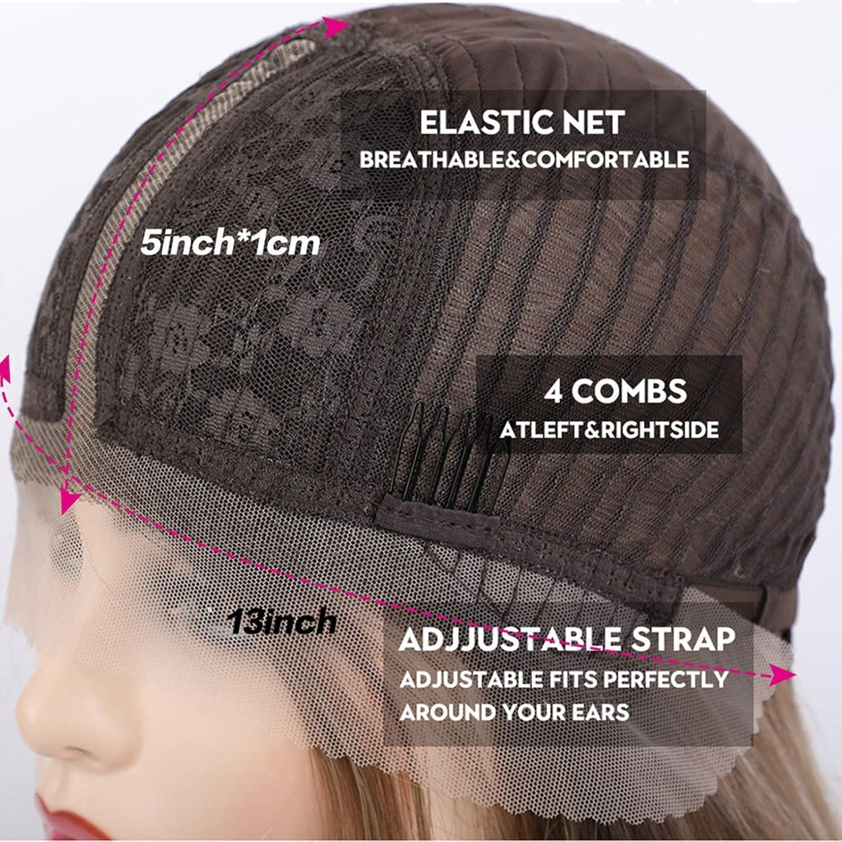 Lange Lace-Front Perücke – Natürlicher Look & Vielseitig