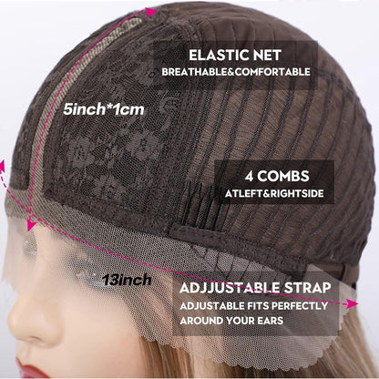 Lange Lace-Front Perücke – Natürlicher Look & Vielseitig