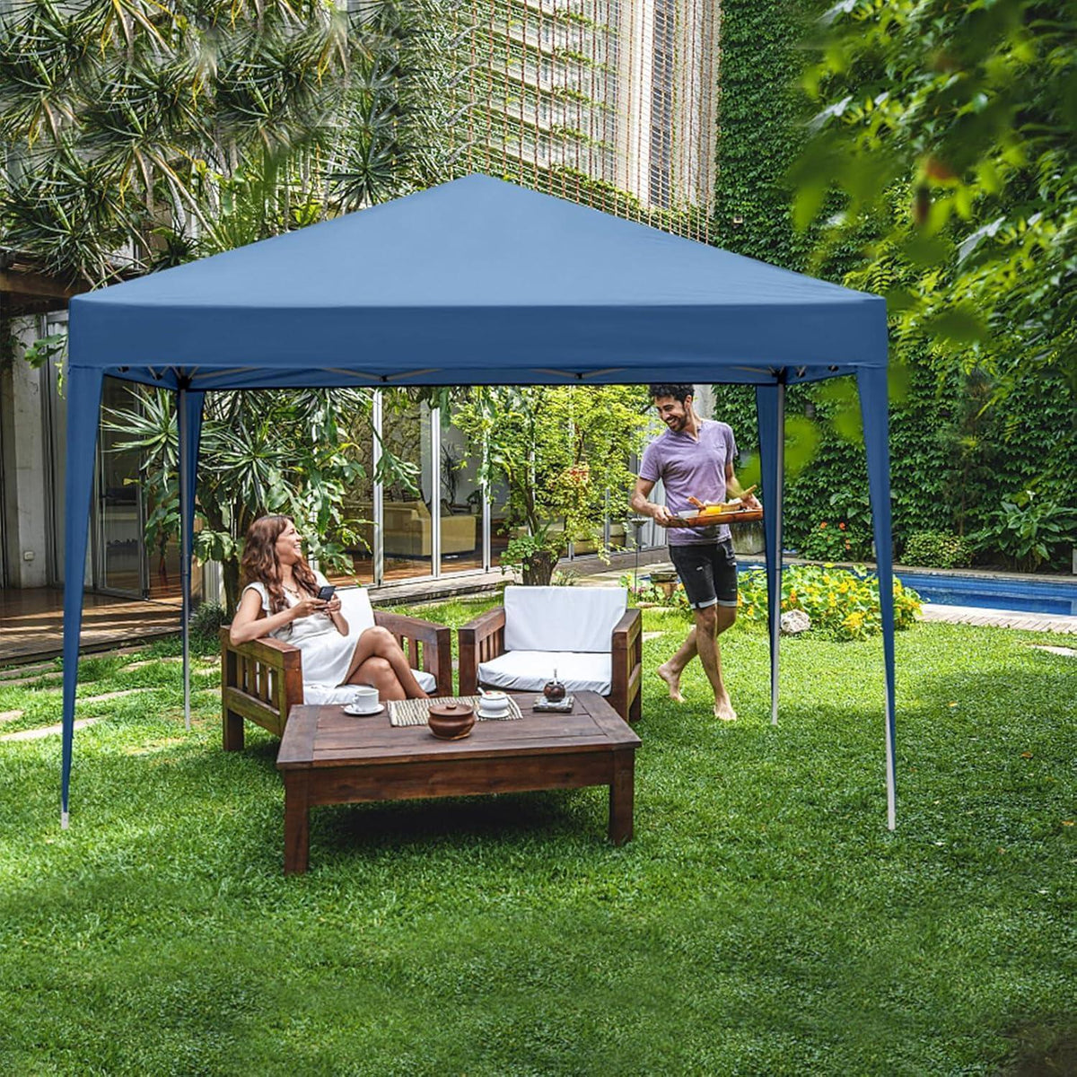 3x3 Faltpavillon – Wasserdichtes Partyzelt für Garten & Camping