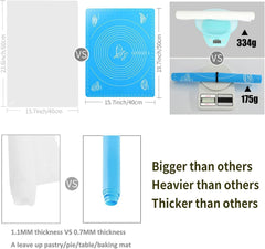 Silikon Backmatte Groß Transparent 60x40cm BPA Frei