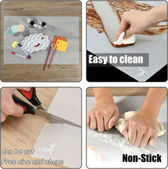 Silikon Backmatte Groß Rutschfest BPA Frei Transparent 60x40cm