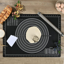 Große Rutschfeste Silikon Backunterlage XL Schwarz 71x51cm
