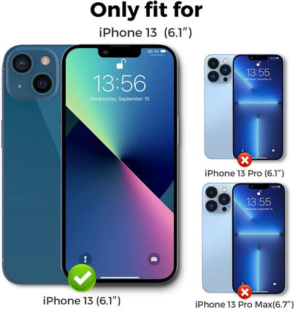 iPhone 13 Sichtschutz Panzerglas und Kamerafolie Set