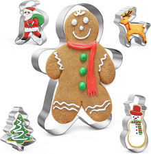 Weihnachtskekse Ausstecher Set Großer Lebkuchenmann Plätzchen