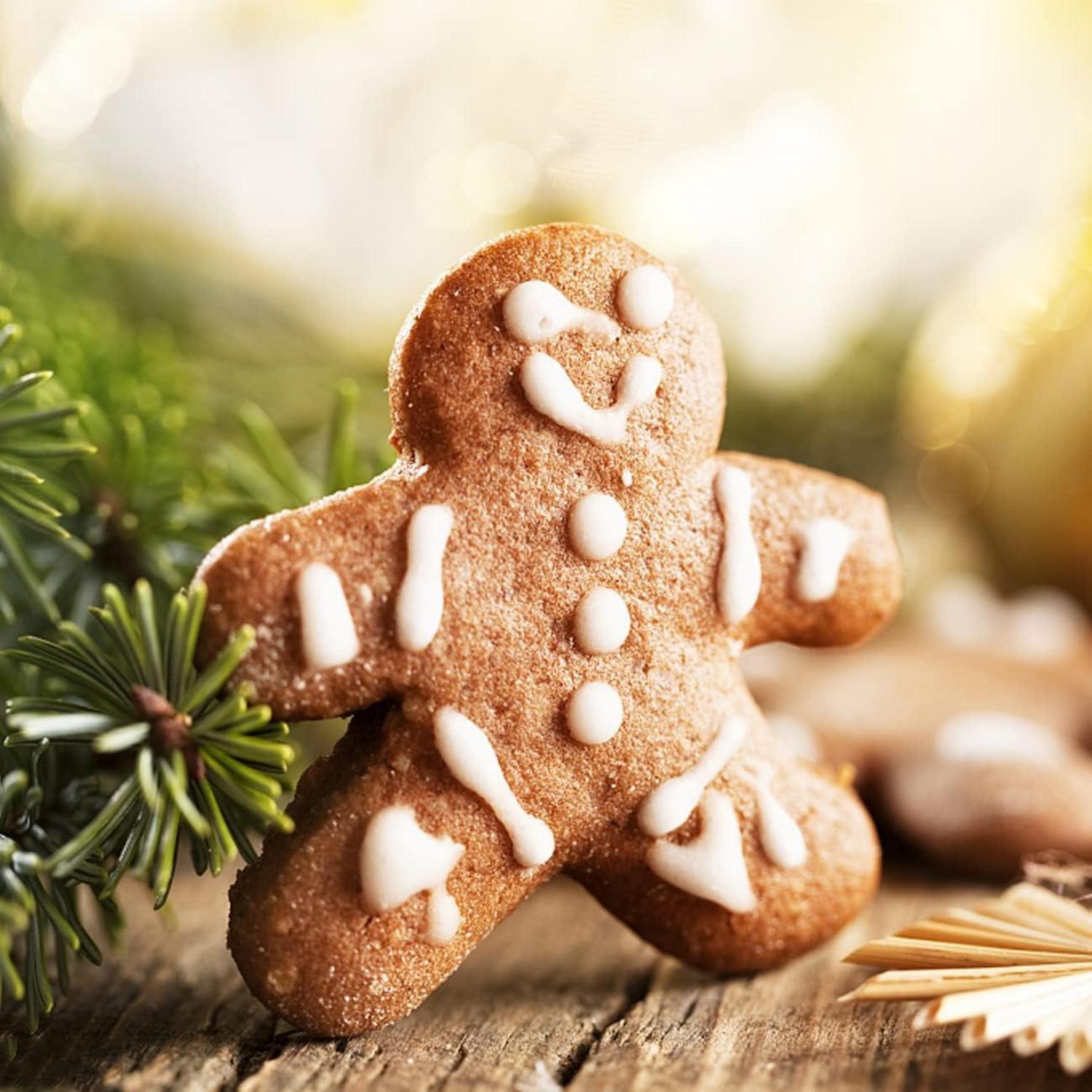MIUTME Keksausstecher Set Weihnachten Lebkuchenmann Rentier 13.8*20.5cm