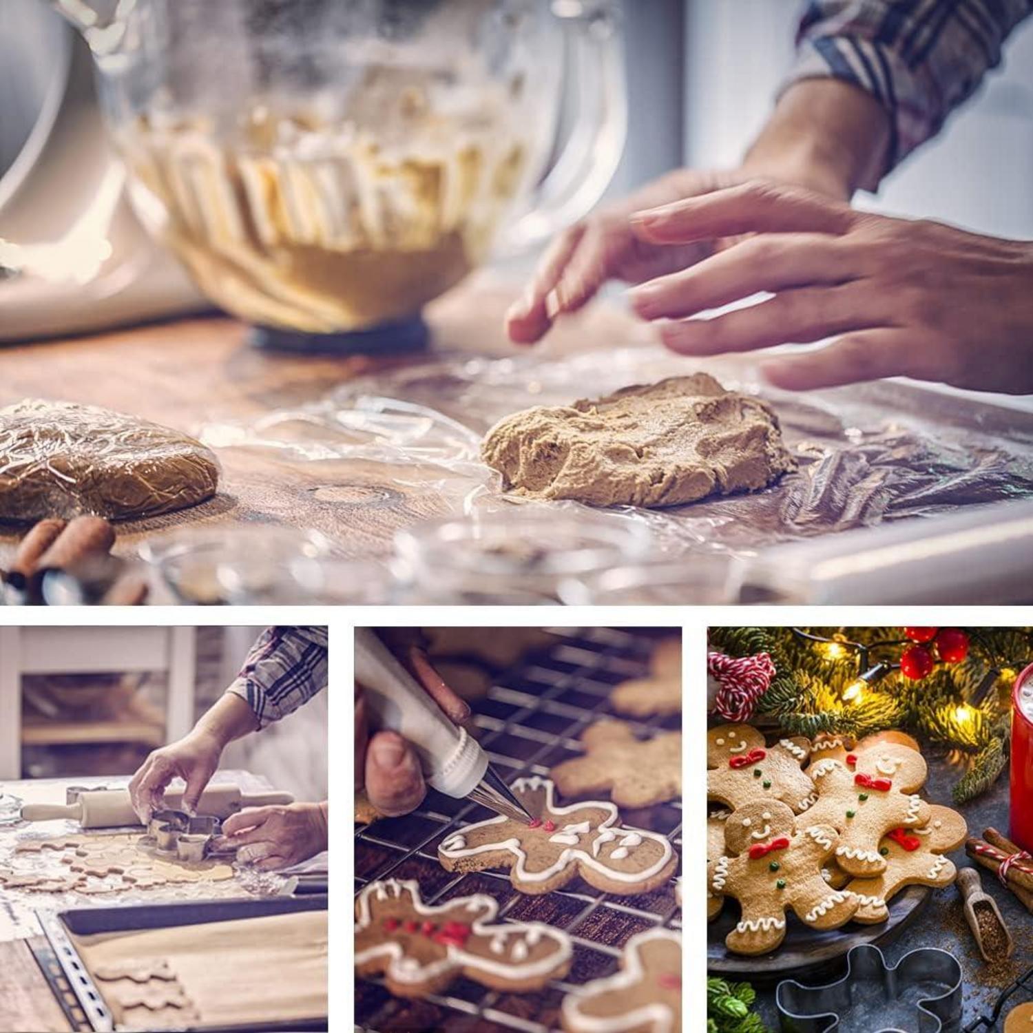 Weihnachts Ausstecher Set, Lebkuchenmann Plätzchen Ausstecher 13.8*20.5cm