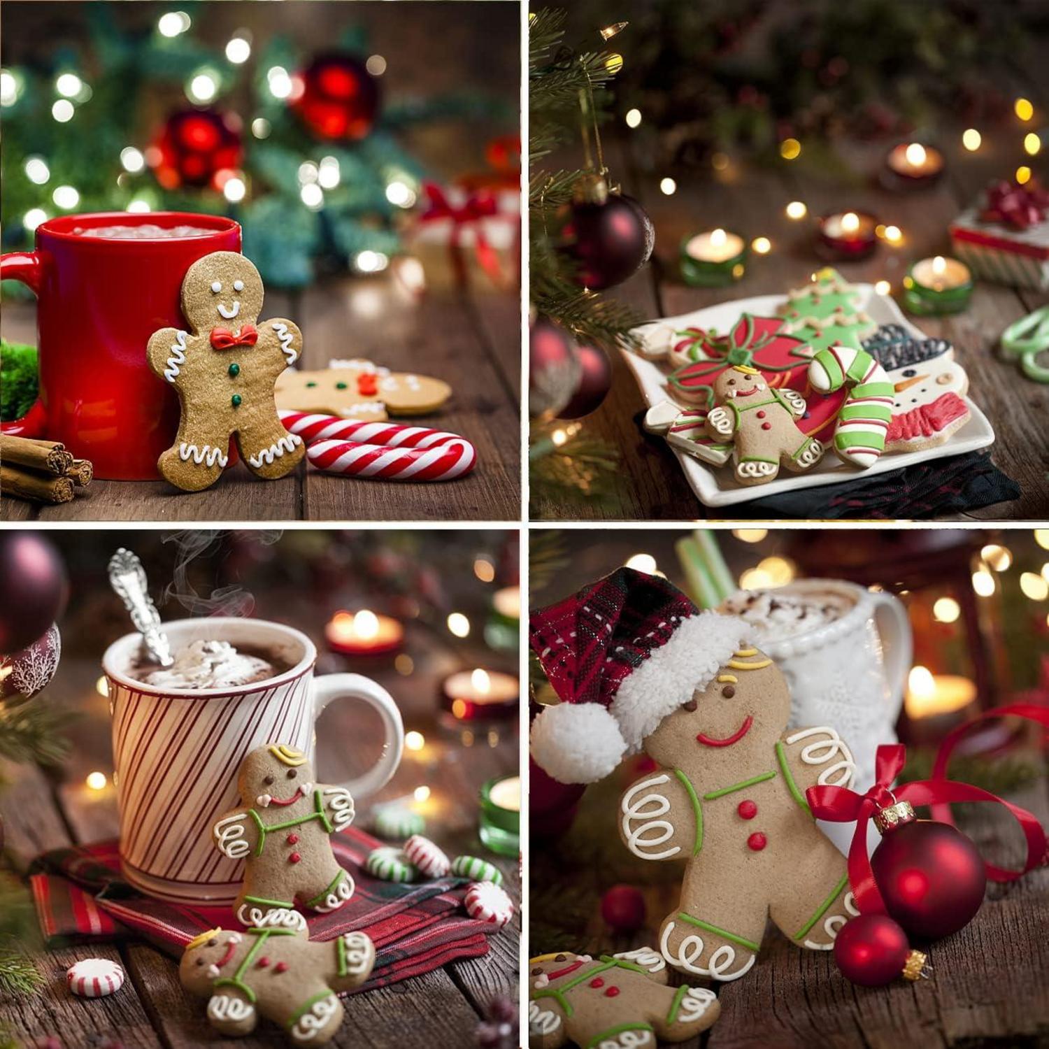 Weihnachts Ausstecher Set, Lebkuchenmann Plätzchen Ausstecher 13.8*20.5cm