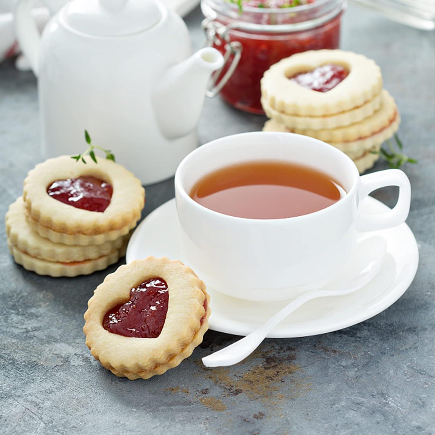 Plätzchen Ausstecher Set Weihnachten 9 Stück Edelstahl Linzer Wave