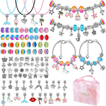 102-teiliges Schmuckbastelset für Armbänder - DIY Geschenk für Mädchen