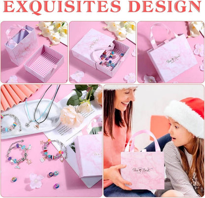 DIY Schmuck Making Kit für Mädchen - Charm Armband Set 102-teilig
