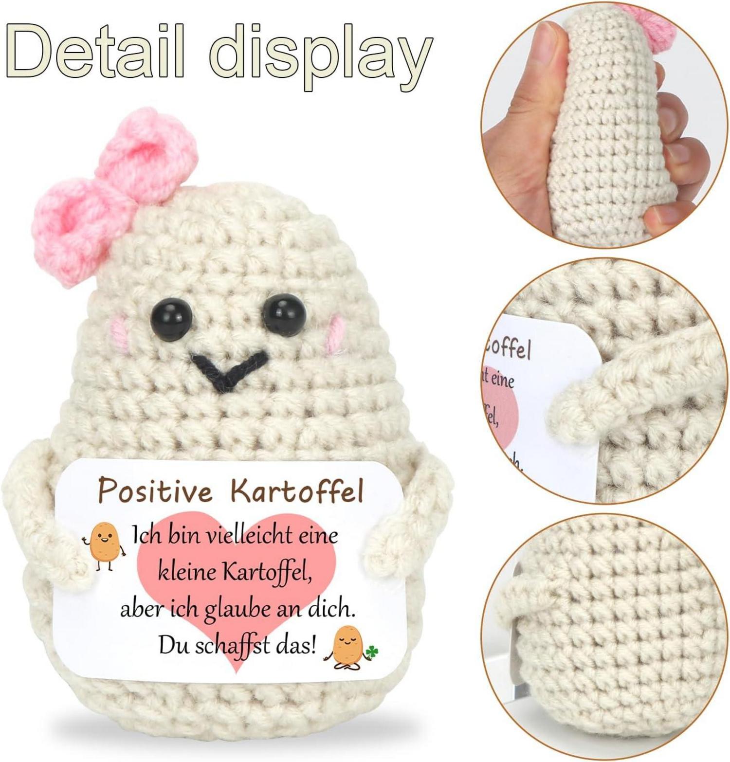 Kreative Pocket Hug Kartoffel Glücksbringer mit Herzform