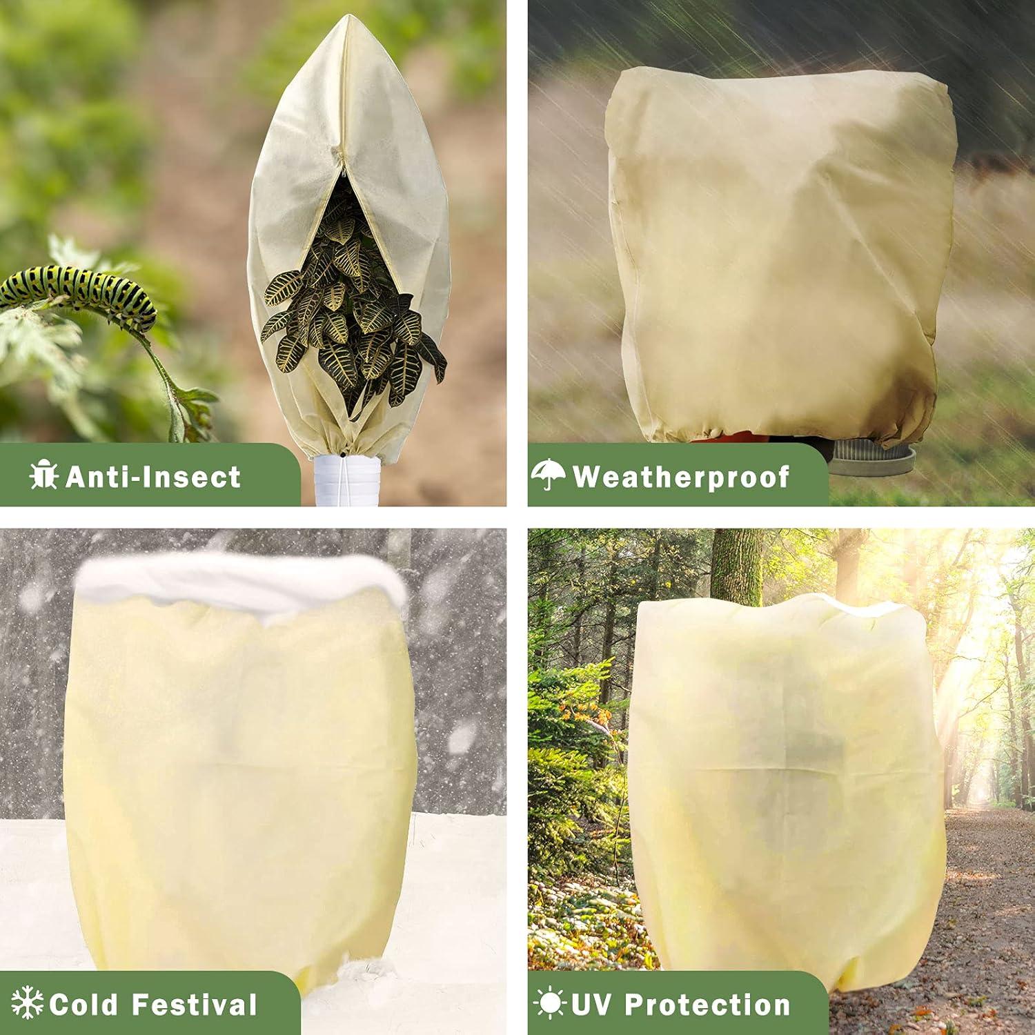 XXL Plant Protection Bag Winter Frost Cold Cover 120x180cm Olive Trees