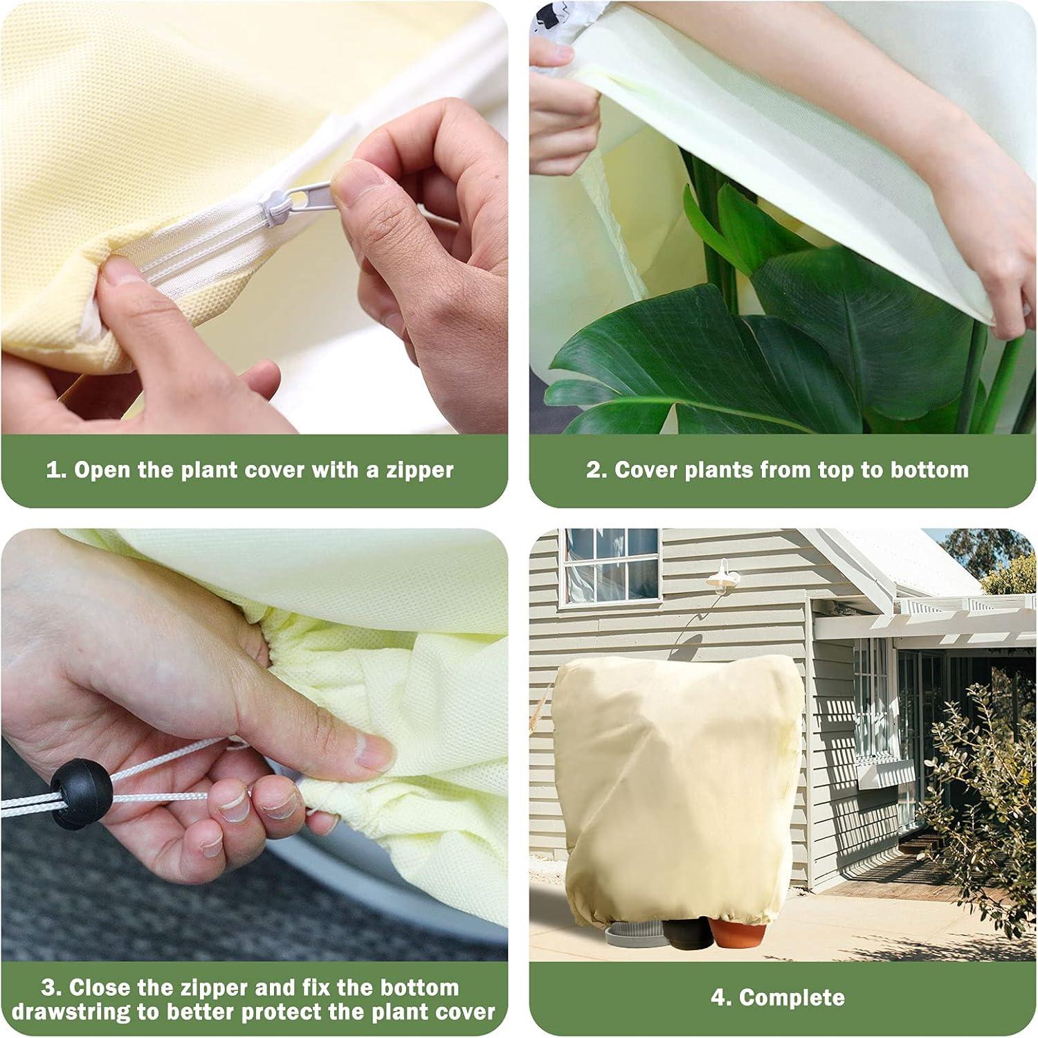 Winter Plant Protection Frost Cold Cover Olive Trees Bag XXL 120 x 180cm