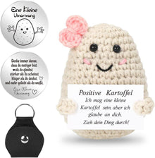 Pocket Hug Positive Kartoffel Puppe mit Energiekarte & Glücksbringer