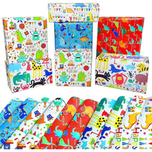 Kinder Geschenkpapier Set Dinosaurier Geburtstag Geschenk