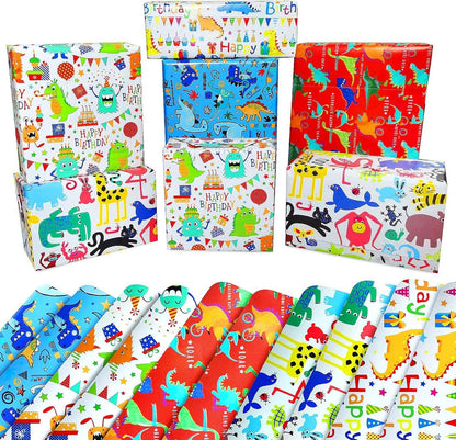 Kinder Geschenkpapier Dinosaurier Geburtstag Set Weihnachten