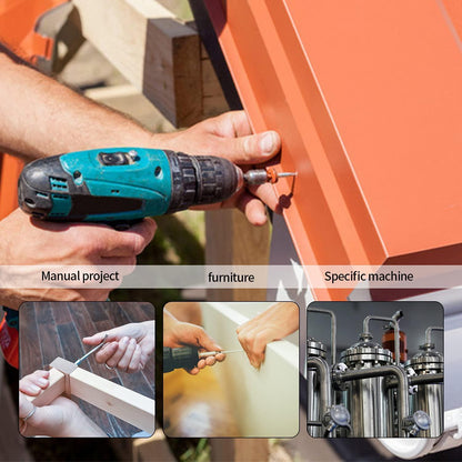 540-teiliges Edelstahl Sechskopf Sortiment Set M3 M4 M5 M6