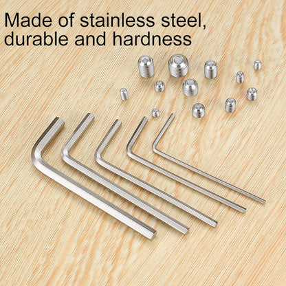 240-teiliges Madenschrauben Sortiment Set Innensechskant