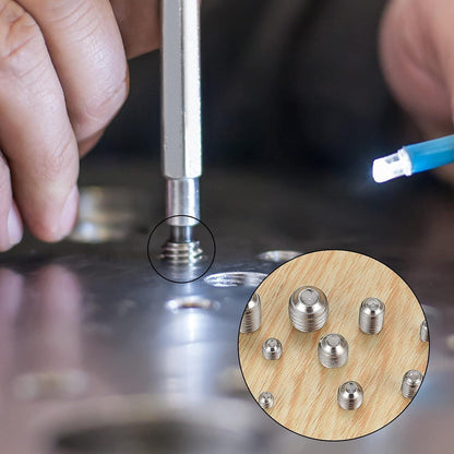 240-teiliges Madenschrauben Sortiment Set Innensechskant