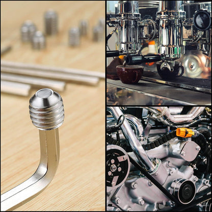 240-teiliges Madenschrauben Sortiment Set Innensechskant